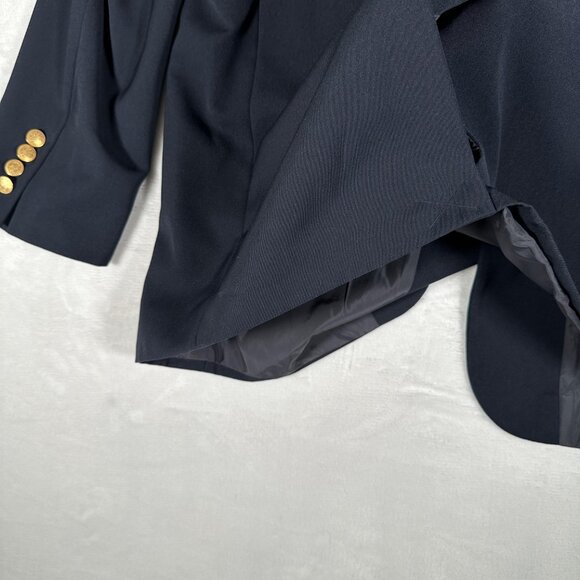 Vintage L.L. Bean Blazer Men Size 42T Blue Golden Buttons 2-Button Sport Coat EU - Picture 11 of 13